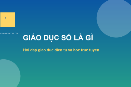 Giáo dục số là gì