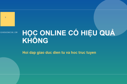 Học online có hiệu quả không